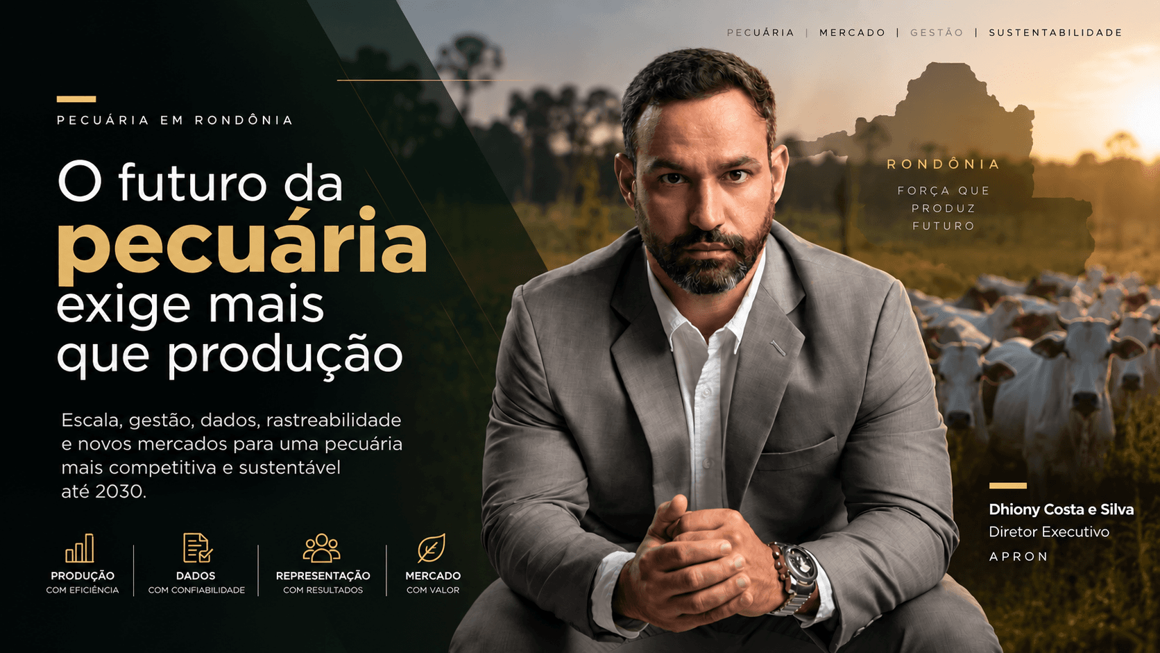 Pecuária de Rondônia precisa transformar escala em valor para ampliar competitividade